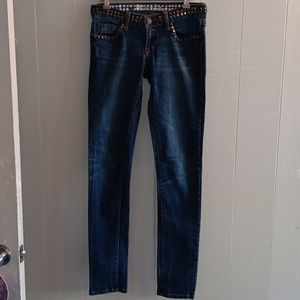 Flying monkey skinny jeans